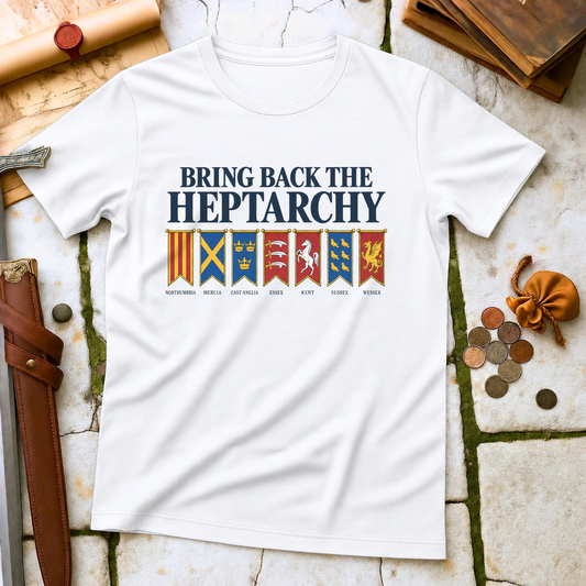 Bring Back the Heptarchy T-Shirt - White
