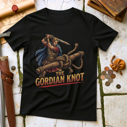 The Gordian Knot T-Shirt | Alexander The Great Strategy Tee | Ancient History Military Gift