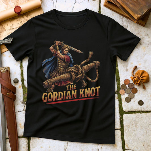 The Gordian Knot T-Shirt | Alexander The Great Strategy Tee | Ancient History Military Gift