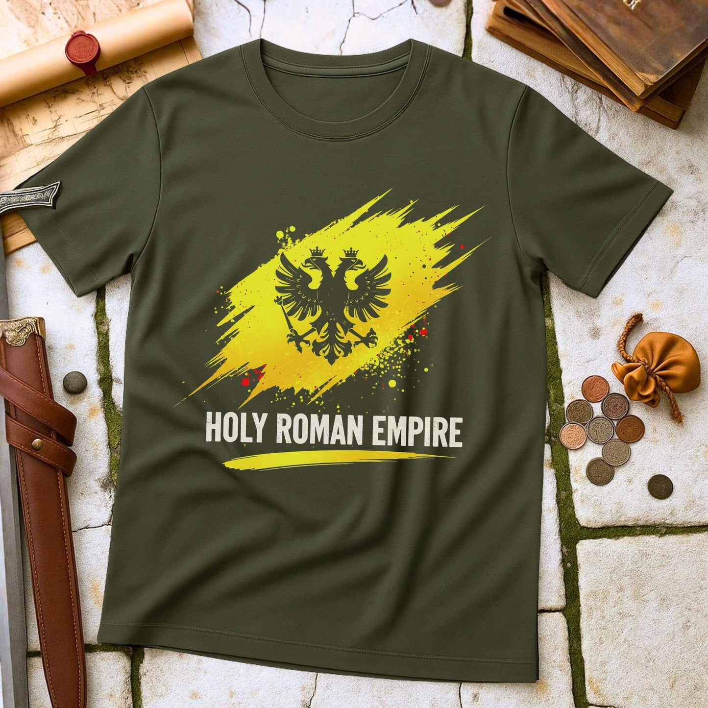 Holy Roman Empire Eagle T-Shirt | HRE Double-Headed Eagle History Tee