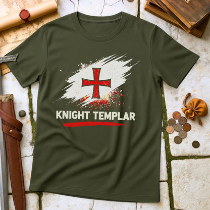 Knight Templar Order T-Shirt | Medieval Crusader History Tee | Military Order History Gift