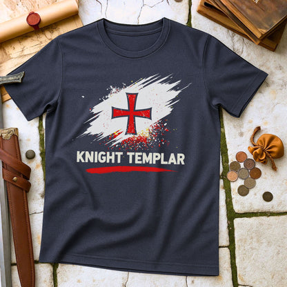 Knight Templar Order T-Shirt | Medieval Crusader History Tee | Military Order History Gift
