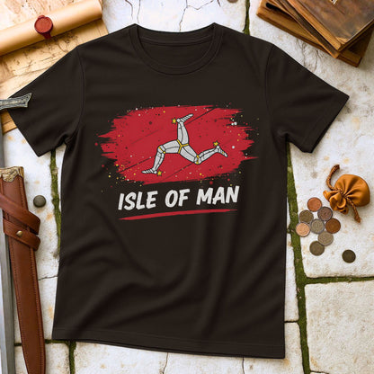 Isle of Man Triskelion T-Shirt | Celtic Viking Heritage Apparel | Manx Flag Pride Gift