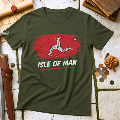 Isle of Man Triskelion T-Shirt | Celtic Viking Heritage Apparel | Manx Flag Pride Gift