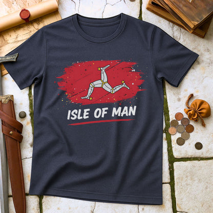 Isle of Man Triskelion T-Shirt | Celtic Viking Heritage Apparel | Manx Flag Pride Gift