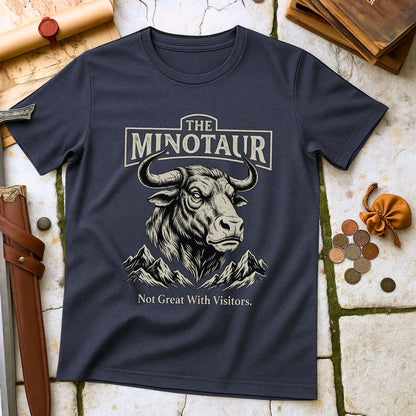 The Minotaur Greek Mythology T-Shirt | Labyrinth Legend Humor Tee | Crete Ancient History Gift