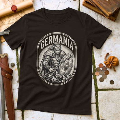 Germania Ancient History T-Shirt | Germanic Warrior Barbarian Tee | Pre-Roman Empire History Gift