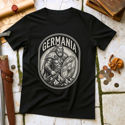 Germania Ancient History T-Shirt | Germanic Warrior Barbarian Tee | Pre-Roman Empire History Gift