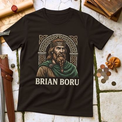 Brian Boru High King of Ireland T-Shirt | Viking Celtic History Apparel | Irish Medieval Heritage Gift