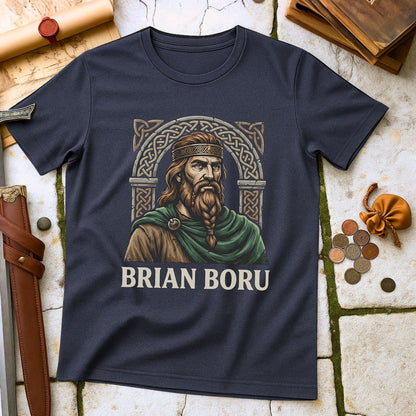 Brian Boru High King of Ireland T-Shirt | Viking Celtic History Apparel | Irish Medieval Heritage Gift