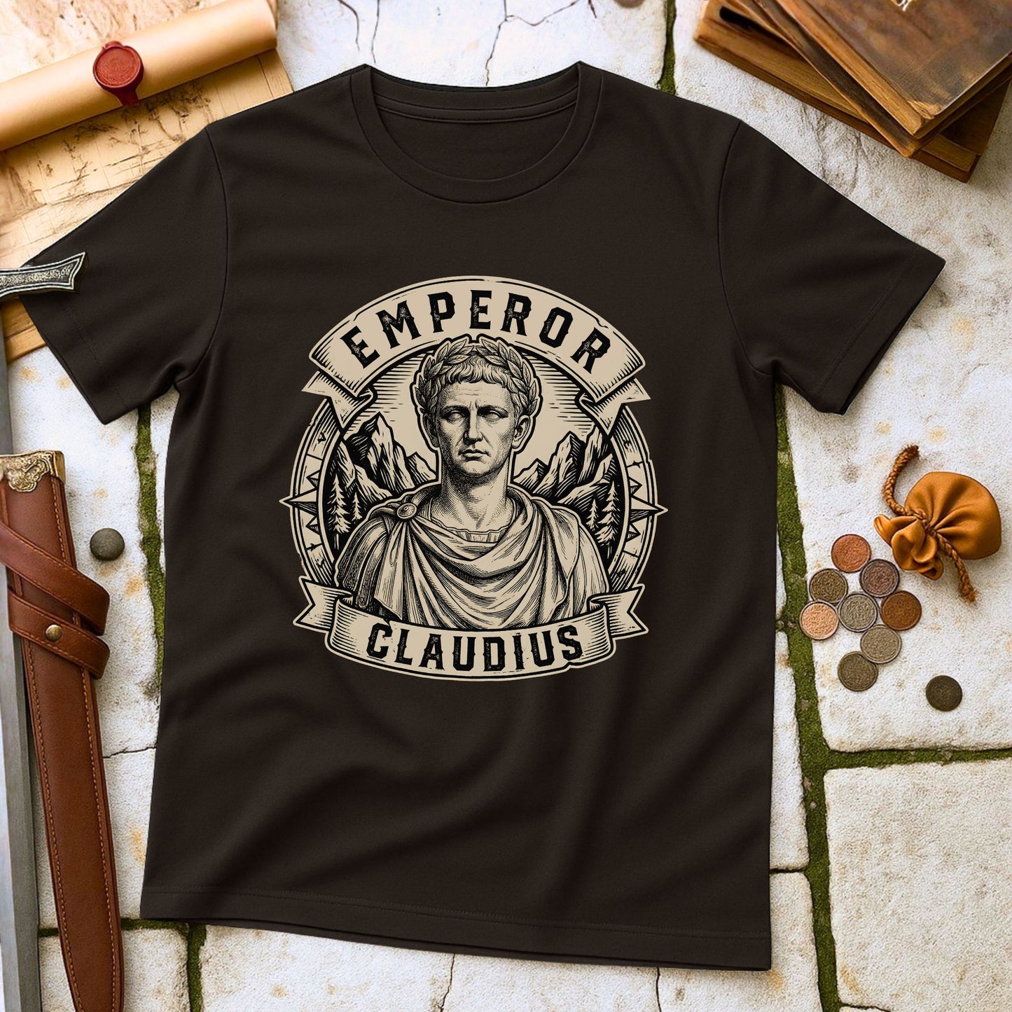Emperor Claudius Roman History T-Shirt | Julio-Claudian Dynasty Leader Tee | Classical Rome Scholar Gift