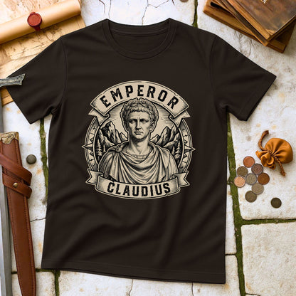 Emperor Claudius Roman History T-Shirt | Julio-Claudian Dynasty Leader Tee | Classical Rome Scholar Gift