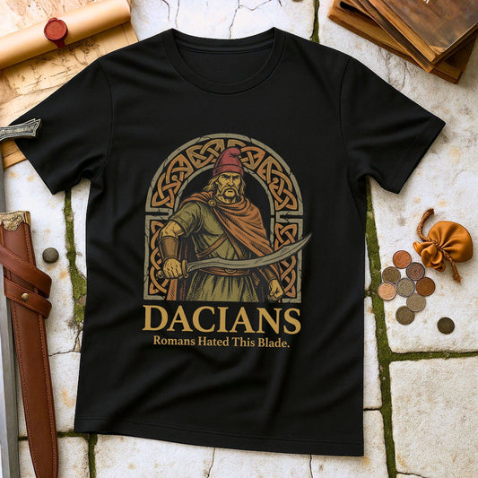 Dacian Warrior Falx T-Shirt| Ancient History Tee | Romans Hated This Blade T-Shirt