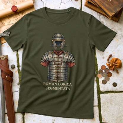 Roman Lorica Segmentata T-Shirt | Imperial Legionary Military Gear Tee | Ancient Rome Reenactor Gift