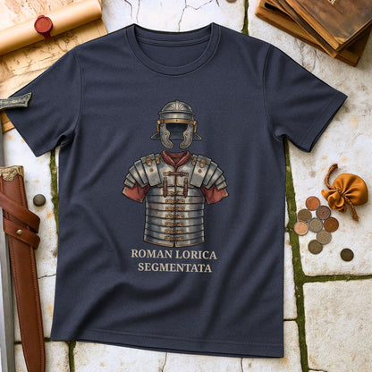 Roman Lorica Segmentata T-Shirt | Imperial Legionary Military Gear Tee | Ancient Rome Reenactor Gift