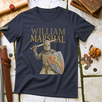 William Marshal Greatest Knight T-Shirt | Medieval History Crusader Tee | Magna Carta Baron Gift