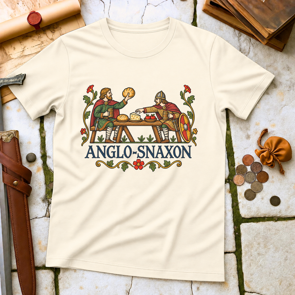 Anglo-Snaxon T-Shirt - Natural