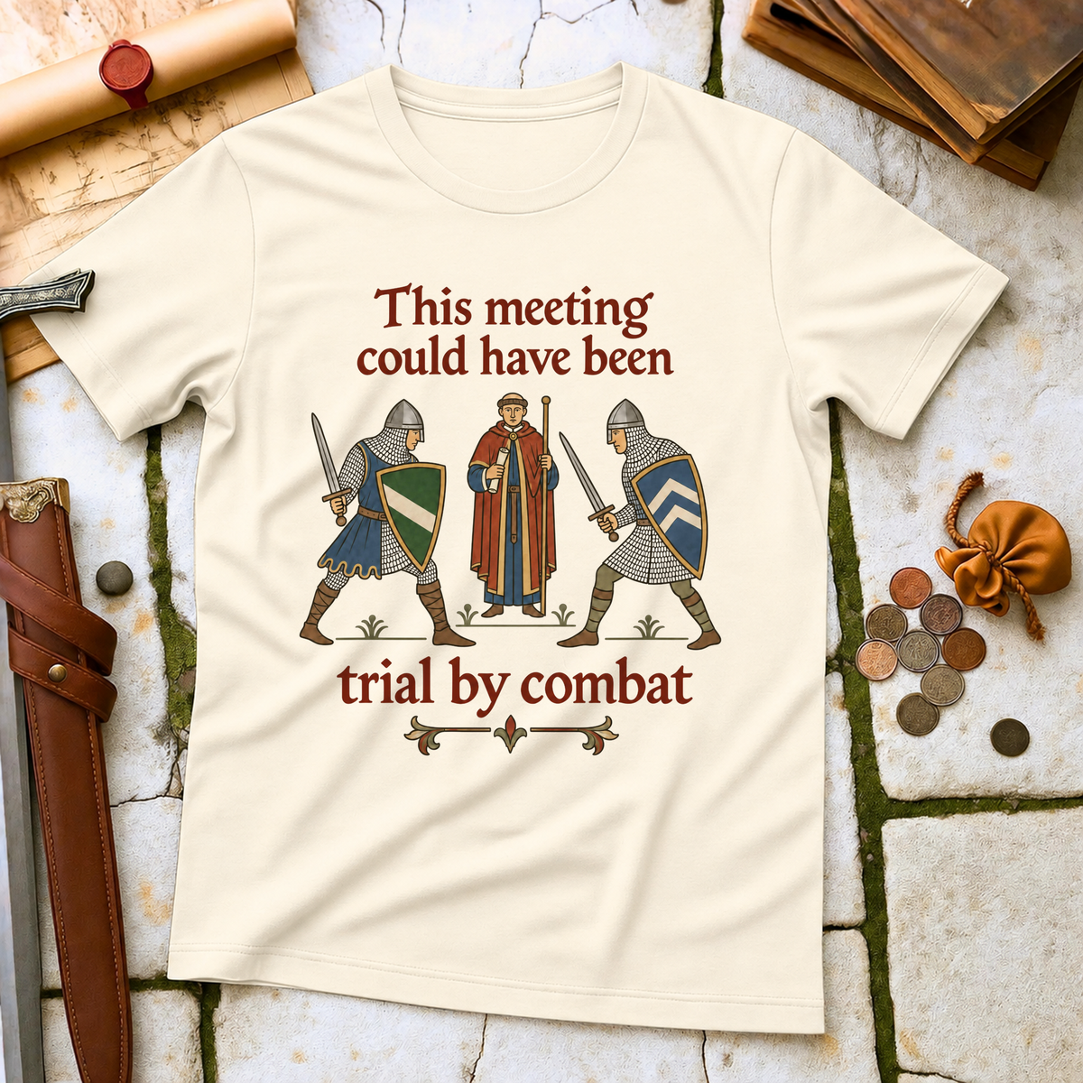 Trial by Combat T-Shirt - Natural