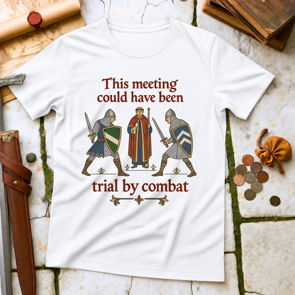 Trial by Combat T-Shirt - White
