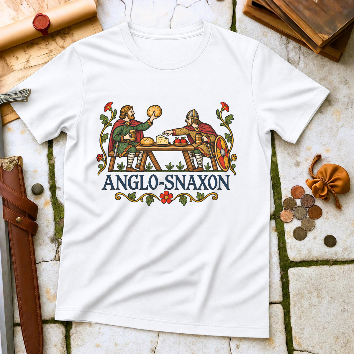 Anglo-Snaxon T-Shirt - White