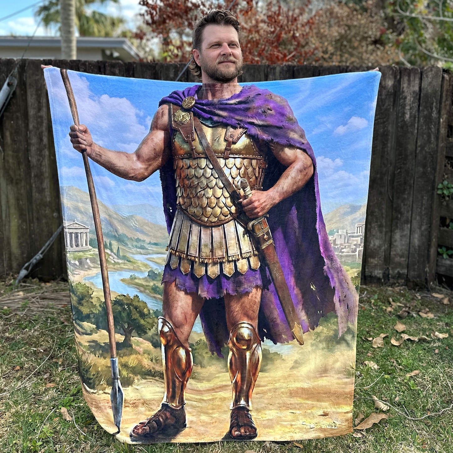 Alexander the Great King of Macedonia - Ancient Greek History Blanket